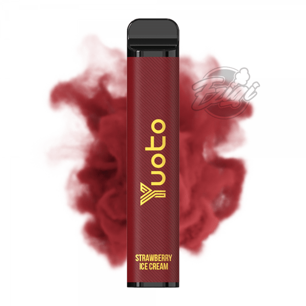 Yuoto 3500 - vape 3000 puff - strawberry ice cream flavour
