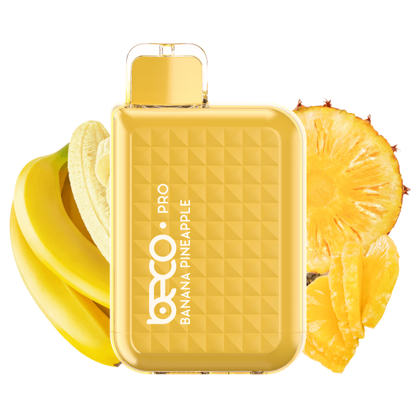 Beco Pro - vape 6000 puff - banana and pineapple flavour