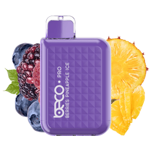 Beco Pro - vape 6000 puff - berries and pineapple flavour