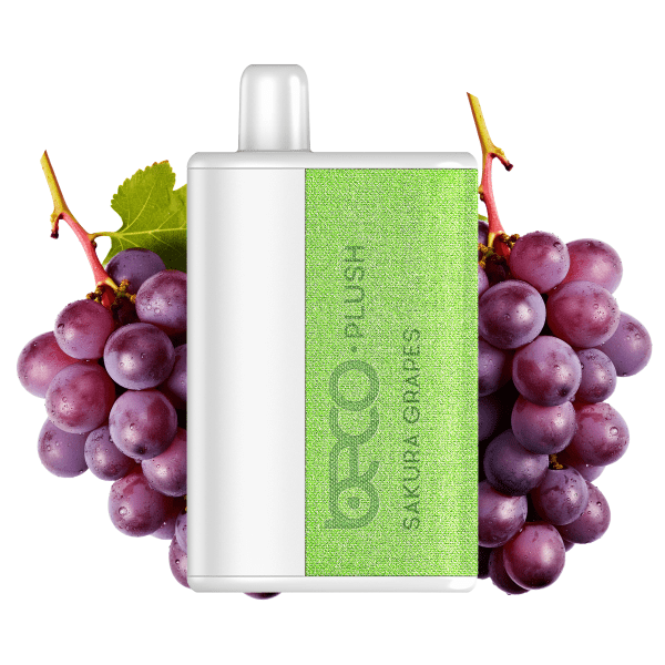 Beco Plush - vape 8000 puff - sakura grape flavour