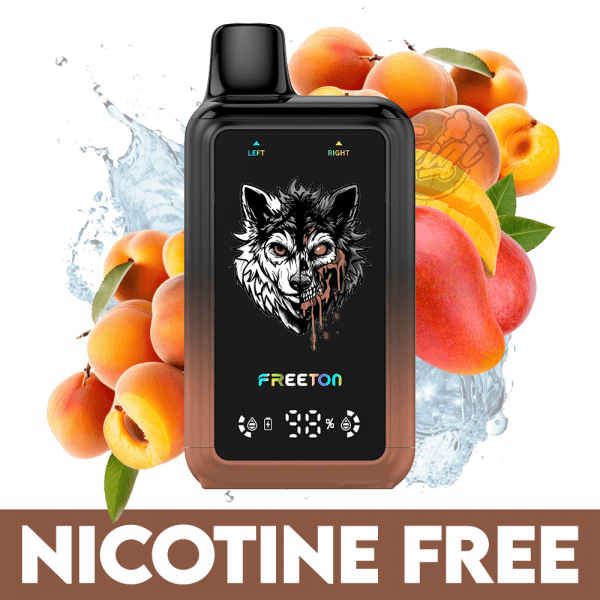 FREETON ALPHA 2IN1 NICOTINE FREE - PEACH ICE/PEACH MANGO
