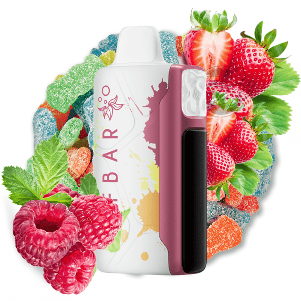 ELF BAR SOUR KING - RED RASPBERRY STRAWBERRY