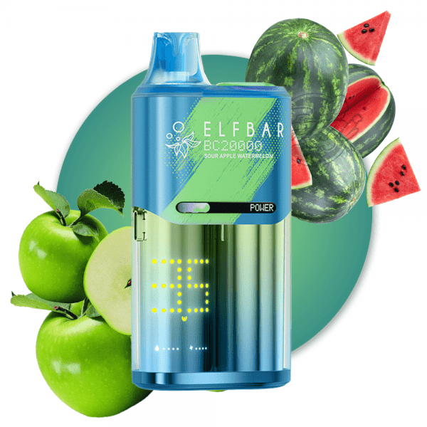 ELF BAR BC20000 - SOUR APPLE WATERMELON