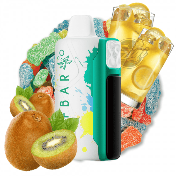 ELF BAR SOUR KING - SOUR KIWI LEMONADE