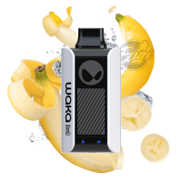 Waka Dual Mesh - vape 10000 puff - banana freeze flavour